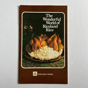 Vintage Cookbook The Wonderful World of Riceland Rice Paperback